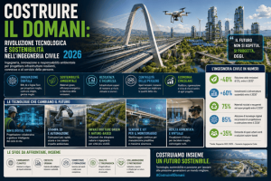 Costruire il Domani: Rivoluzione Tecnologica e Sostenibilità nell’Ingegneria Civile 2026